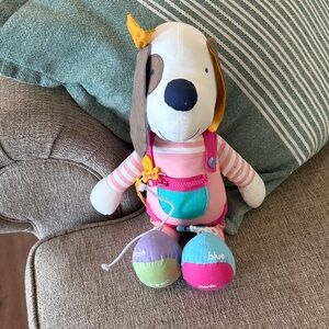 Colorful Plush Dog Toy